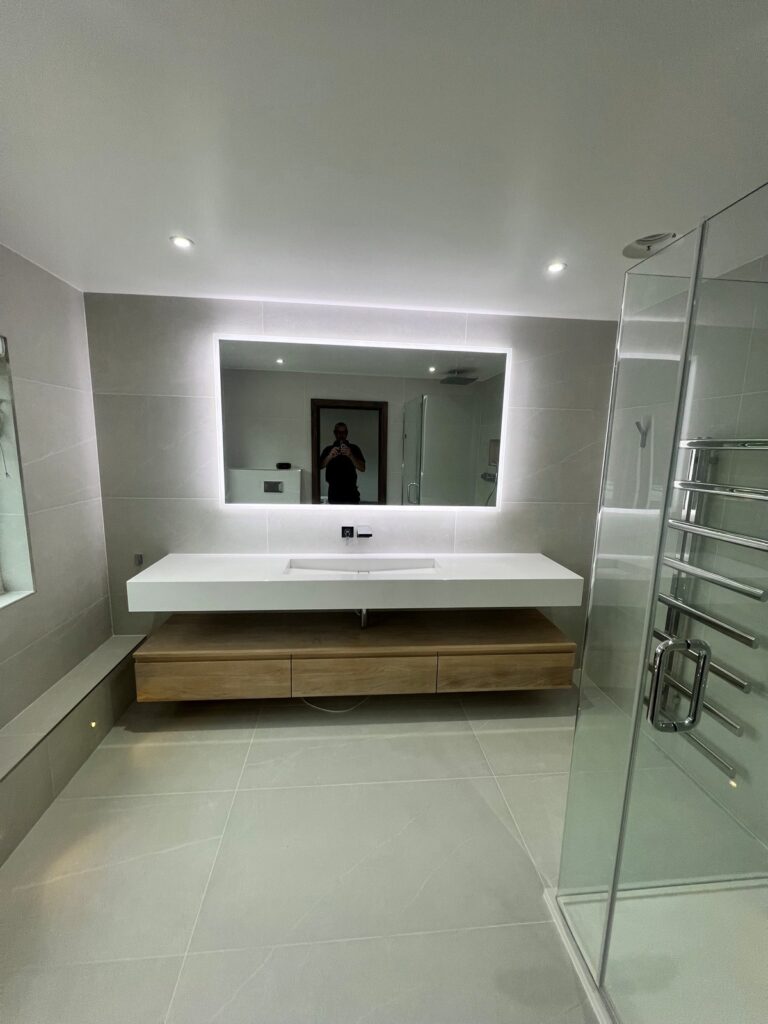 Bathroom refurbishment completed in Cheam by local plumber