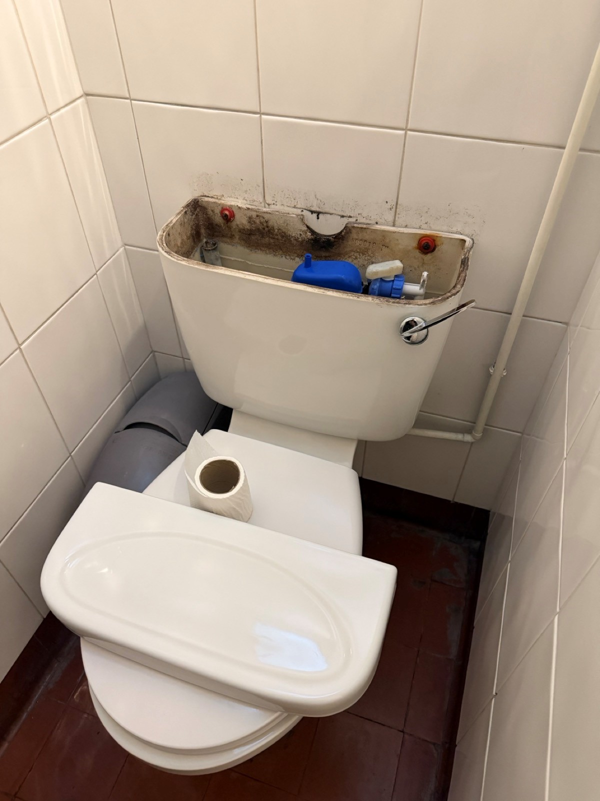 Emergency toilet repair carried out by plumber in Epsom
