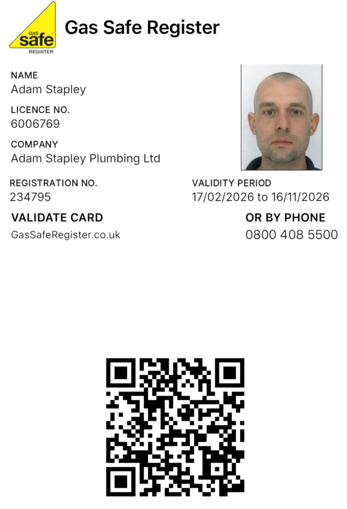 Gas Safe Engineer Epsom