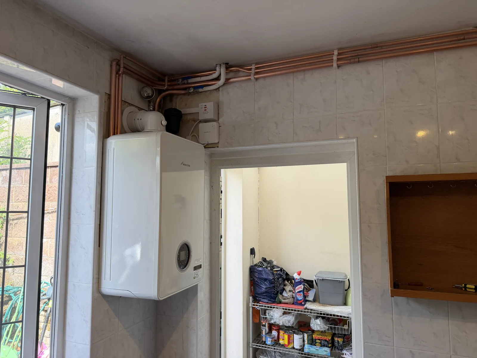 Finished Worcester Greenstar 4000 30kW combi boiler conversion in Banstead